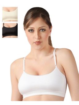 Floret - Pack of 3 Sports Bras 1492 - Multi-Color