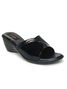 VALIOSAA - Solid Black Wedges