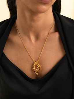 Shaya by CaratLane - 925 Silver Shaya by CaratLane Forged by Struggles Necklace in Gold Plated