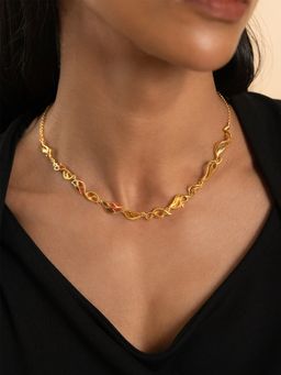 Shaya by CaratLane - Forged by Failure Necklace in Gold Plated 925 Silver