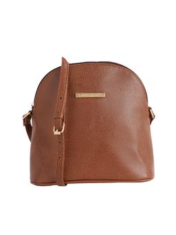 Lapis O Lupo - Tan Solid-Plain Sling and Cross bags