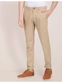 U.S. POLO ASSN. - Mid Rise Twill Casual Trousers Brown