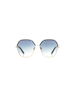 Ana Hickmann - Women Sunglasses Multi-Color Metal Frame & Blue Colored Lens (AH325609ASG) (60)