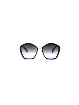 Ana Hickmann - Women Sunglasses Black Acetate Frame & Grey Colored Lens (AH3284A01SG) (56)