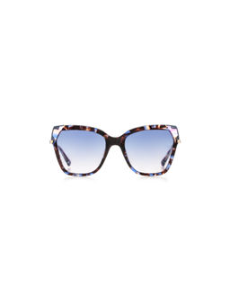 Ana Hickmann - Women Sunglasses Multi-Color Acetate Frame & Blue Colored Lens (AH9338P02SG) (55)