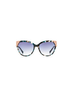 Ana Hickmann - Women Sunglasses Multi-Color Acetate Frame & Blue Colored Lens (AH9339P02SG) (56)