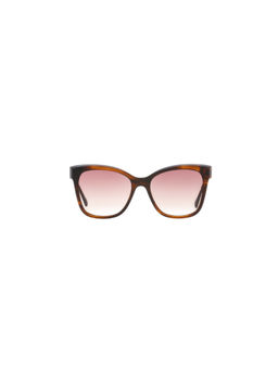 Ana Hickmann - Women Sunglasses Brown Acetate Frame & Gradient Tea Colored Lens (AH9381E01SG) (54)