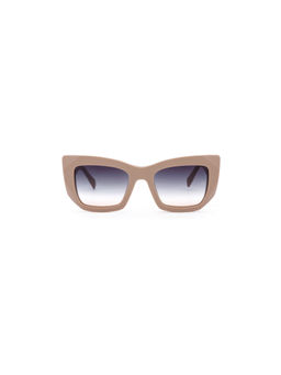 Ana Hickmann - Women Sunglasses Beige Acetate Frame & Grey Colored Lens (AH9412D01SG) (54)