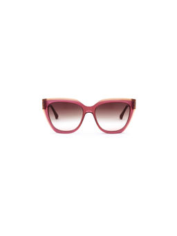 Ana Hickmann - Women Sunglasses Peach Acetate Frame & Brown Colored Lens (AH9430H01SG) (55)
