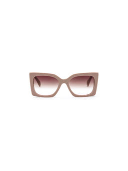 Ana Hickmann - Women Sunglasses Beige Acetate Frame & Brown Colored Lens (AH9433D01SG) (56)
