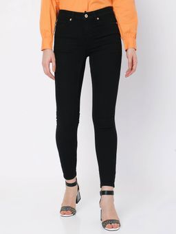 VERO MODA - Women Solid Black Jeans