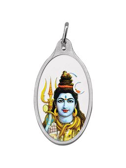Kundan - 5.11 gm (999.9) Shiv Ji Silver Colour Pendant