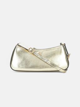 Calvin Klein - Solid Yellow Pu Handbaguette Handbag