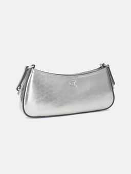 Calvin Klein - Metallic Silver Pu Sling Bag