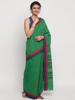 Fabindia - Cotton Loom Woven Stitched Sari