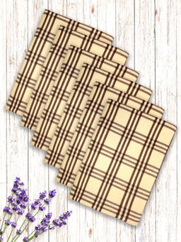 Athom Living - Yellow Ultra Absorbent Premium Bath Towels (Pack Of 6) (M)