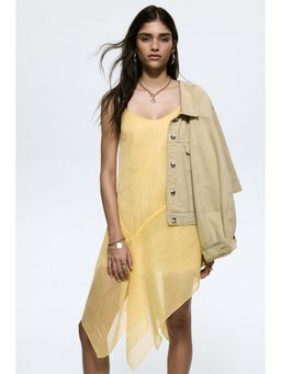 H&M - Women Yellow Shimmering Strappy Dress