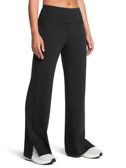 Under Armour - Women Black Solid/Plain Polyester Pant