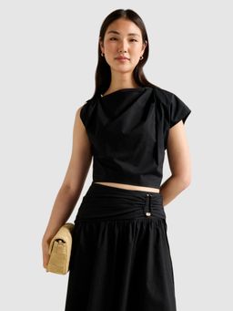 Forever New - Dottie Draped Hardware Top