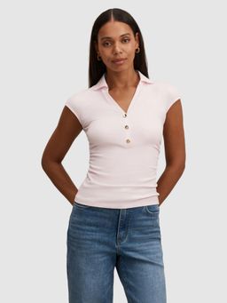 Forever New - Winnie Extended Shoulder Polo Top