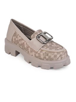 Alberto Torresi - Women’s Chunky Sole Loafers with Buckle