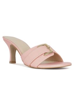 London Rag - Women Buckle Detail Stilettos Heels - Pink