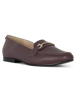 London Rag - Women Classic Horsebit-Embellished Loafers - Brown