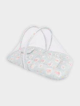 Mi Arcus - Peppa Pig Print Soft Cotton Baby Net Mattress Set With Pillow