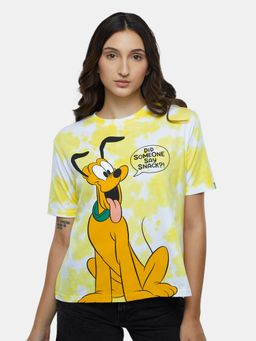 The Souled Store - Disney Pluto Wants A Snack Women Relaxed Fit T-shirt