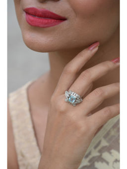 Lulu & Dorro - Women Aqua Stones Ring