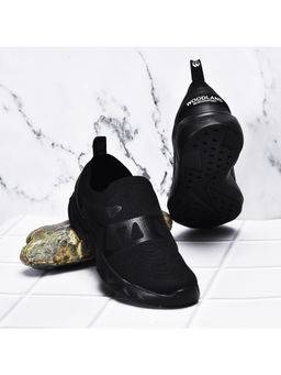 WOODLAND - Black Slip-On Shoe for Men