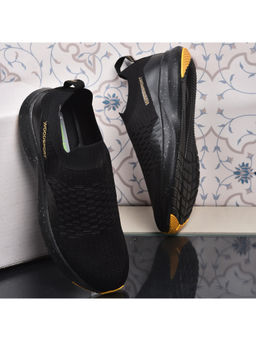 WOODLAND - Black Slip-On Shoe for Men