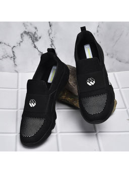 WOODLAND - Black Slip-On Shoe for Men