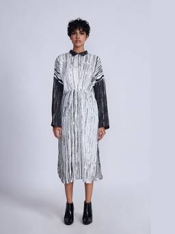 Advait - White Taki-Tani Dress