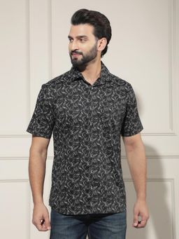 CRIMSOUNE CLUB - Black Printed Shirt