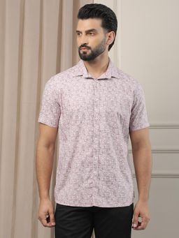 CRIMSOUNE CLUB - Pink Floral Print Shirt