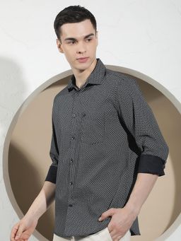 CRIMSOUNE CLUB - Black Printed Shirt