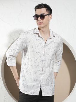 CRIMSOUNE CLUB - Purple Floral Print Shirt