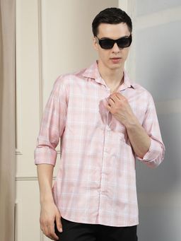 CRIMSOUNE CLUB - Pink Checked Shirt