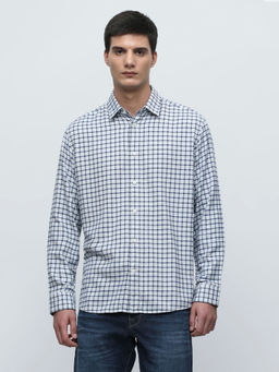 Selected - Blue Check Full Sleeves Shirt