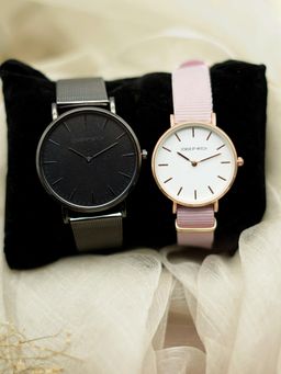 Joker and Witch - Multi-Color Nylon Watch (Pack of 2) - JWCW69