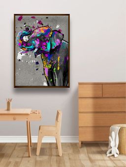 The Art House - Abstract Painting Multicolor (40X30 Inches)