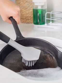 KitchenAid - Premium Cast Iron Dishwasher Safe Kitchen Cleaning Tool