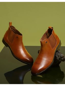 Monte Carlo - Men Tan Chelsea Boots