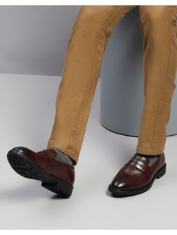Monte Carlo - Brown Penny Loafers for Men