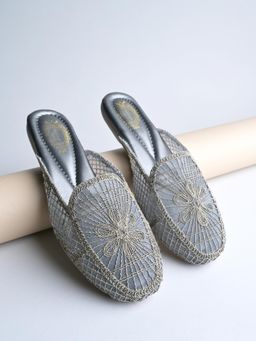 Shoetopia - Women Grey Mules