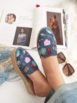 Jutti Express - Women Bue Holiday Espadrilles