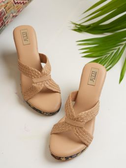 Jutti Express - Women Beige Wedges Heels