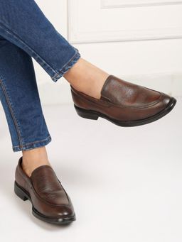 Teakwood - Men Brown Formal Loafers