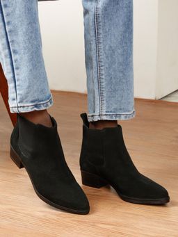 Teakwood - Women Black Chelsea Boots